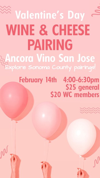 Valentine's Day Wine & Cheese Pairing