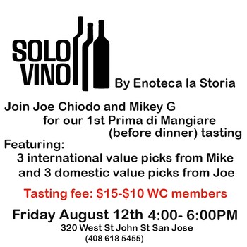 Prima Mangiare Tasting