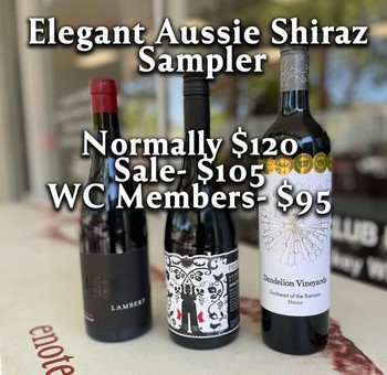 Aussie Shiraz Sampler