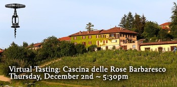 Cascina delle Rose Virtual Tasting 12/2