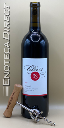 2018 Cellars 33 Zinfandel 'Vista Luna Vineyard'