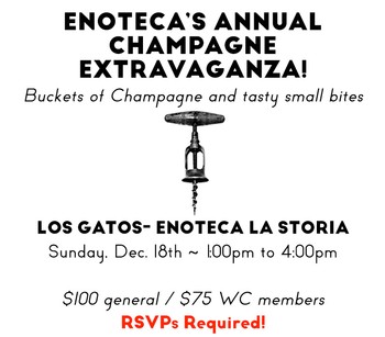Champagne Tasting- LOS GATOS 12/18