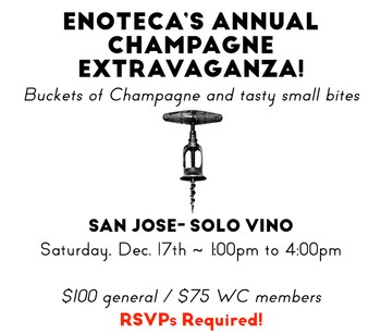 Champagne Tasting- SAN JOSE 12/17