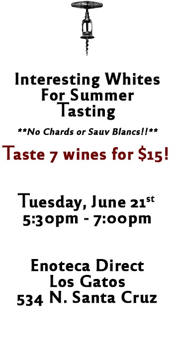 Interesting Whites for Summer- no Chard or Sauv Blanc!