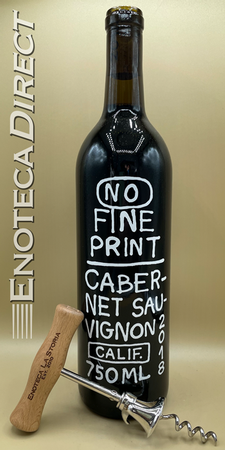 2018 No Fine Print Cabernet Sauvignon