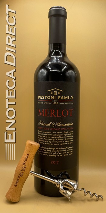2017 Pestoni Family Merlot Howell Mountain